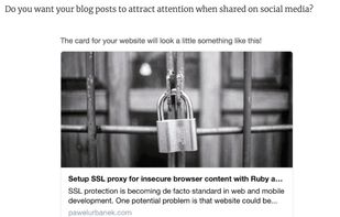 Do you want your blog posts to attract attention when shared on social media?
