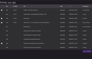 Jellystat screenshot 1
