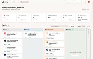 User Dashboard - Jeremy