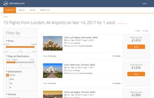 jetLookup.com screenshot 1
