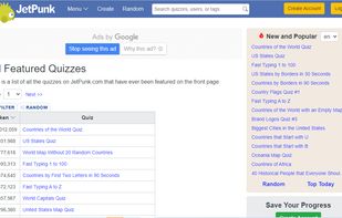 JetPunk screenshot 1