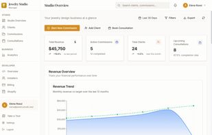 Jewelry Studio Manager — CRM for jewelry designers and studios