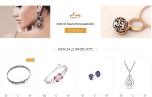 JewelUX Jewelry WordPress Theme screenshot 1