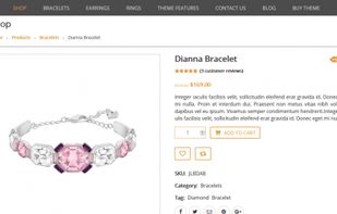 JewelUX Jewelry WordPress Theme screenshot 3