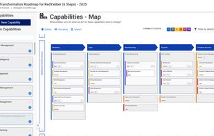 Create your organization's capability and value stream map.