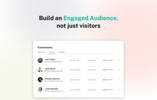 Build an Engaged Audience, not just visitors