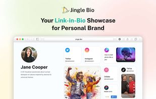 Jingle Bio - Your Link-inBio Showcase for Personal Brand