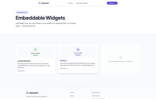 JinkoSoft Embeddable Widgets screenshot 1