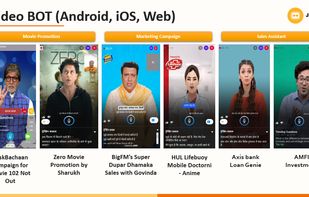 Video bot is available Android, IOS and Web