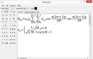 JMathEdit screenshot 1