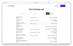 JobDevOps screenshot 1