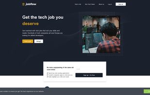 Jobflow Landing Page
