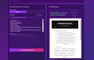 Generate resumes from job descriptions and a specific template.