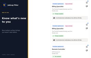 See what is new to you while browsing listings, so you can avoid repeatedly checking the same jobs.