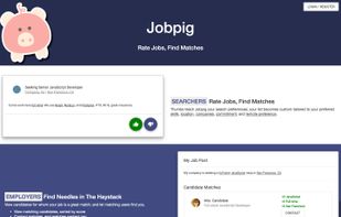 Jobpig screenshot 1