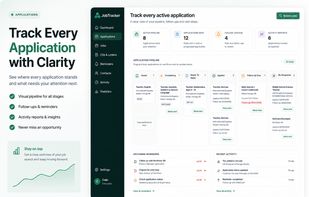 Move applications through every stage until you land your next job.