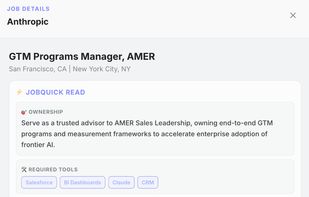 JobZero.app screenshot 1