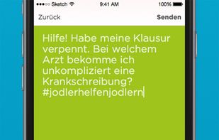 Jodel screenshot 1
