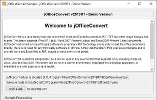 jOfficeConvert SDK screenshot 1