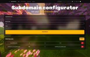 Subdomain configurator.