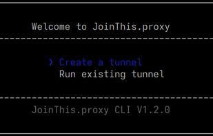 CLI tool.