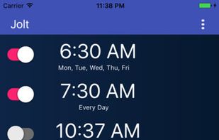 Jolt Alarm Clock screenshot 1