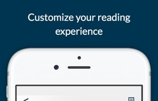 Customizable reading experience 