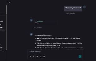 AI Powered Chat & Smart Note Organisation