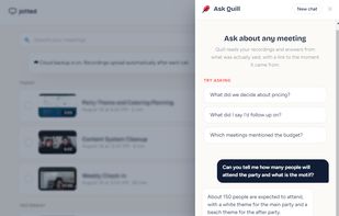 Quill AI Assistant After Fetching an Answer