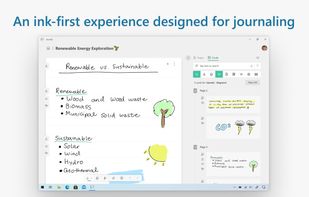 Microsoft Journal screenshot 1