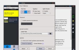 Journaley screenshot 1