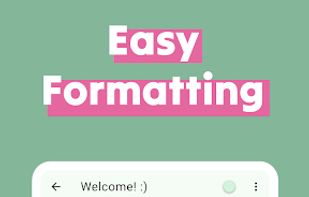 "Easy Formatting"