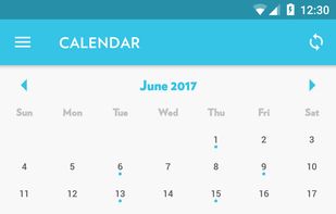 Journey Android journal with calendar