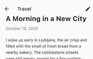 Journiv screenshot 2