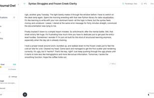 Journal Owl screenshot 1