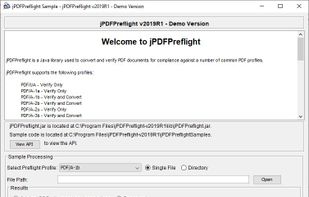 jPDFPreflight SDK screenshot 1