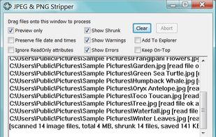 JPEG & PNG Stripper screenshot 1