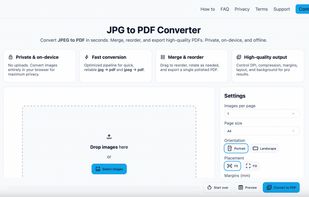 JPEGtoPDF.io screenshot 1