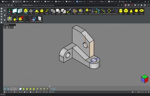Model made in JSketcher 
