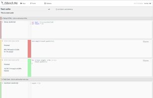 JSBench.me screenshot 1
