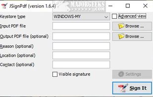 JSignPdf screenshot 1