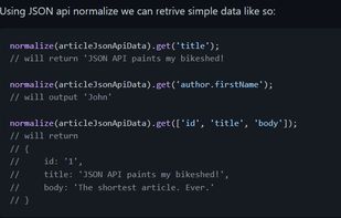 JSON api normalize screenshot 1