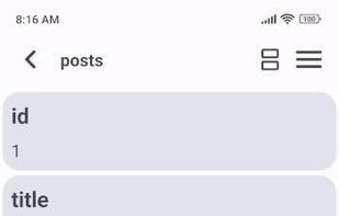 Json List screenshot 2