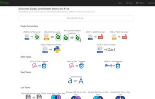JSON2CSharp screenshot 1