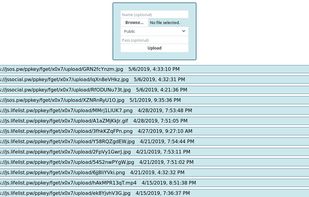 Remembering your past uploads makes it easy to move a file from one computer to another