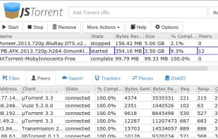 JSTorrent screenshot 1
