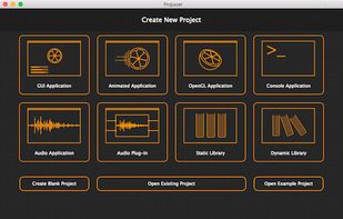 Projuicer project builder