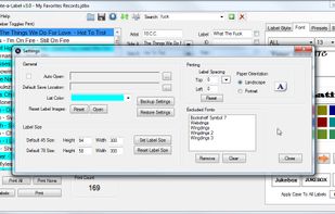 Jukebox Create-a-Label v3.0 screenshot 1