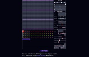 The "JummBox Dark" theme in 2.5.. 