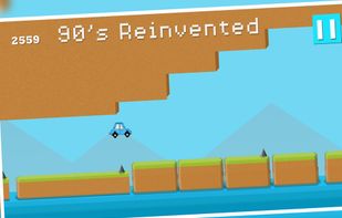 Jump Car Retro screenshot 1